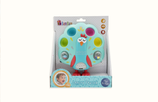 Sensoryczny Paw zabawka sensoryczna