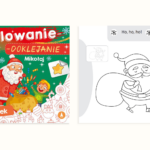 Malowanie-doklejanie. Mikołaj