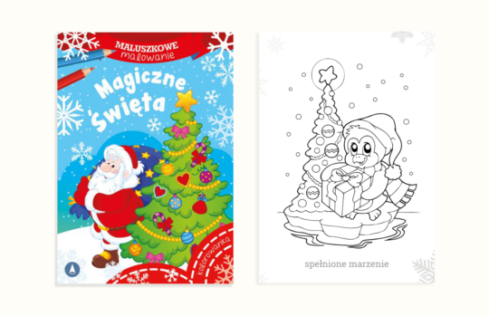 Maluszkowe malowanie. Magiczne święta
