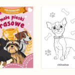 Maluszkowe malowanie. Małe pieski rasowe