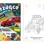 Brzdące kolorują. Pojazdy (naklejki świecące w ciemności)