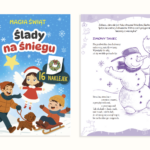 Magia świąt. Ślady na śniegu