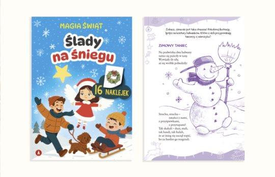 Magia świąt. Ślady na śniegu
