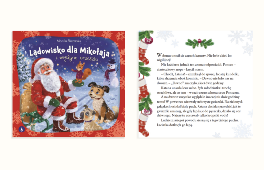 Lądowisko dla Mikołaja i wigilijne orzeszki