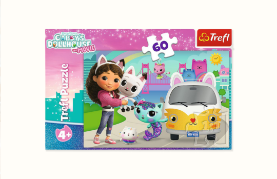 Puzzle Koci Domek Gabby