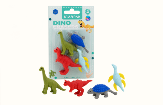Gumki do ścierania Dino