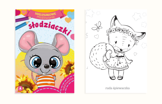 Maluszkowe malowanie. Słodziaczki