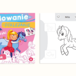 Malowanie-doklejanie. Kucyki