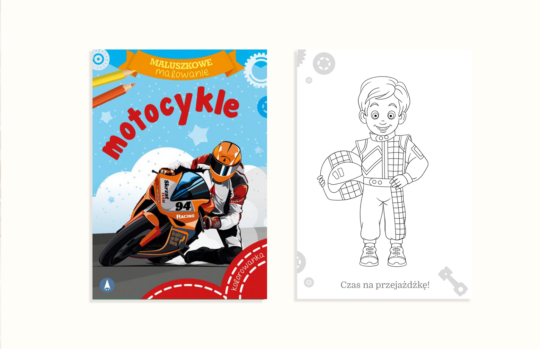 Maluszkowe malowanie. Motocykle
