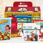 Paczka dla dziecka 6 lat z grą logiczną Gobble Kółko i Krzyżyk